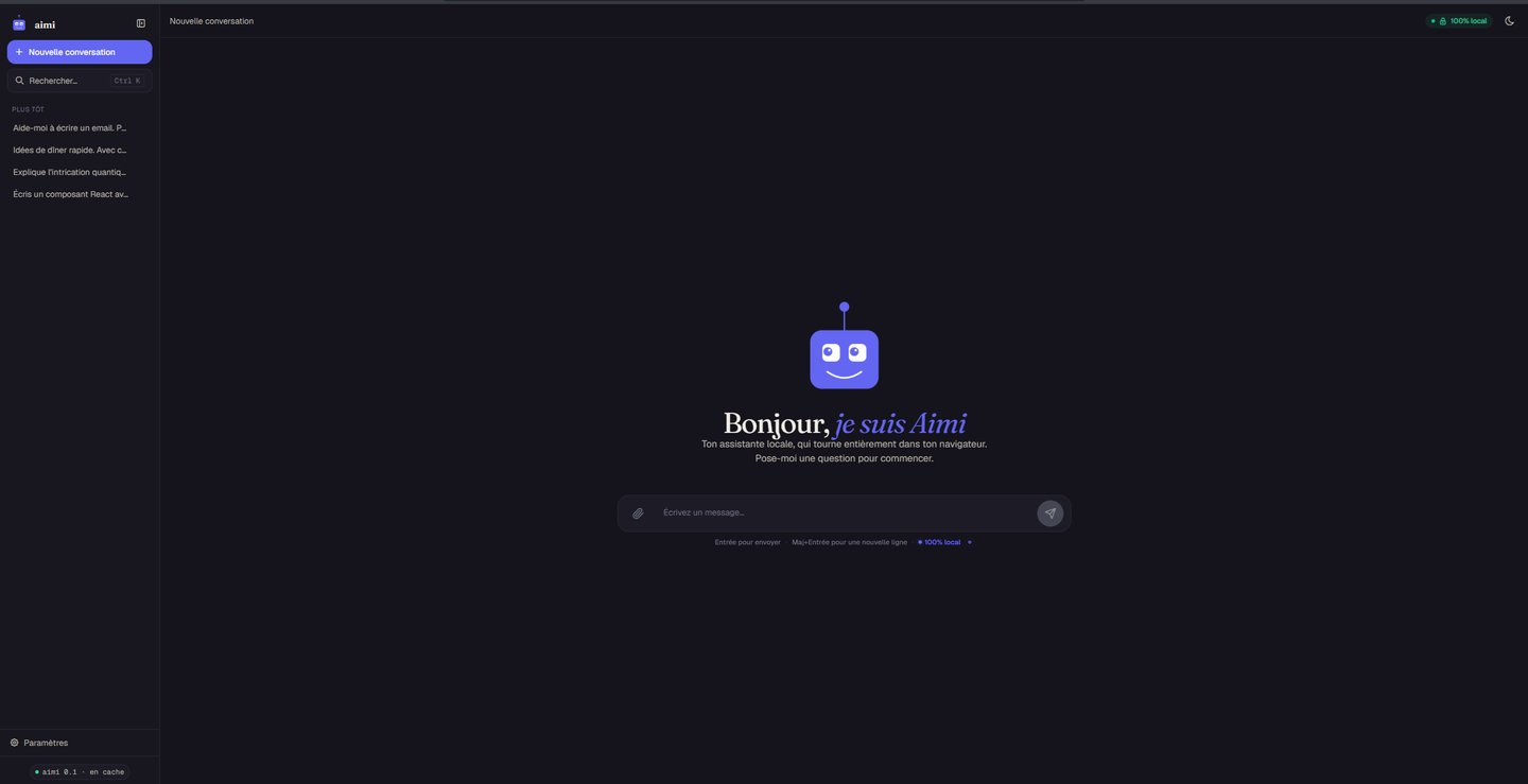 Aimi — Assistant IA 100% navigateur